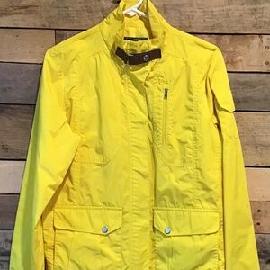 LRL Vtg womens L rain jacket windbreaker lined  Retro Old Money Nautical Classic